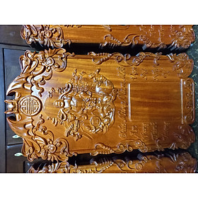 Mua Đốc lịch treo tường tượng phật di lặc bằng gỗ hương  kt 70×40×3cm
