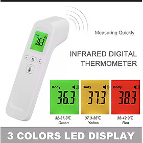 Nhiệt Kế Hồng Ngoại , Đo Không Tiếp Xúc - Cảnh Báo Sốt -- Tặng Kèm 1 Cặp Pin