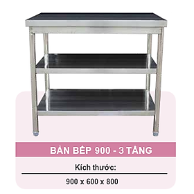 Mua Bàn Inox  bàn bếp inox dài 90cm