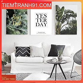 Tranh treo tường - Bộ 3 bức canvas tổng hợp 89 , tranh canvas giá rẻ