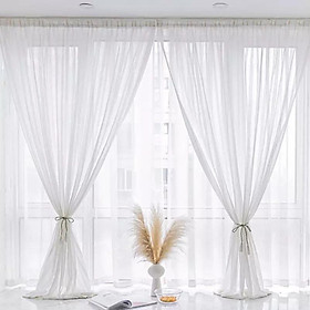 Mua Rèm Voan Trắng Dán Tường  Rèm Voan Decor Trang Trí Xinh Xắn Tiện Lợi Cho Cửa Sổ Phòng Ngủ  Phòng Khách  Rèm Cửa TMFABRIC