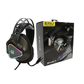 Mua Tai nghe Gaming Zidli ZH27 Virtual 7.1 USB Black Led 7 màu_ Hàng chính hãng