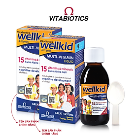 Combo 2 Siro Uống Cho Bé Vitabiotics WELLKID Multi