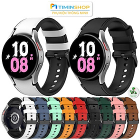 Dây đeo cho Samsung Watch 7/ FE/ 6/ 6 Classic/ 5/ 5 Pro/ 4/ 4 Classic/ 3 41mm - khóa đen (DDC)
