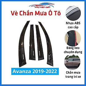 Vè mưa Avanza 2019-2020vè đen che mưa bảo vệ trang trí xe