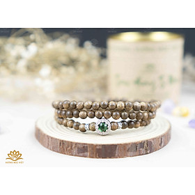 Vòng Tay Trầm Hương Chuỗi Tràng 108 Hạt 100% Trầm Tốc Tự Nhiên Mix Charm Cao Cấp Theo Mệnh Phong Thuỷ