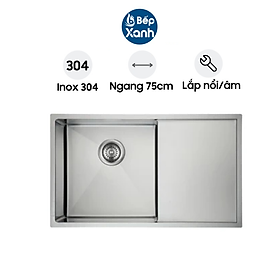 Mua Chậu Rửa Chén Inox Hafele HS21-SSD1S60 567.94.010 - Lắp Nổi/Âm - Hàng Chính Hãng