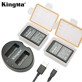 Combo pin sạc Kingma cho Olympus BLS1/ BLS5, Hàng chính hãng