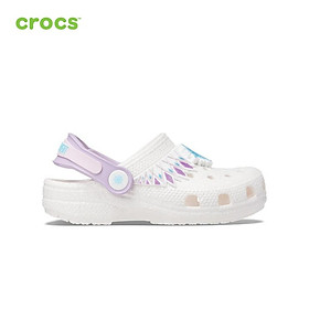 Giày lười trẻ em Crocs FW FunLab Clog Toddler I AM Frozen II White - 207715