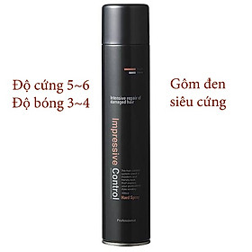 Gôm xịt tóc tạo kiểu siêu cứng, giữ nếp lâu Mugens Hair Spray Hàn Quốc 300ml + Móc khóa