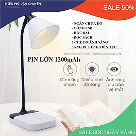 Mua Đèn học bài 3 chế độ sáng để bàn  làm việc đọc sách kiêm đèn ngủ  chống cận thị  có cổng USB  không gây mỏi mắt