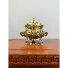 Mua Lư Xông Trầm đồng vàng S3