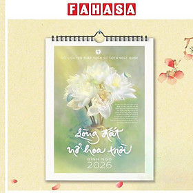 Lịch Treo Tường Thư Pháp Làng Mai - Bính Ngọ 2026 - Lòng Đất Nở Hoa Trời