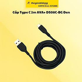 Mua Cáp Type C 2m AVA+ DS08C - Hàng Chính Hãng