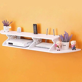 Mua Kệ DVD  kệ tivi trang trí tường màu trắng thanh lịch (99x12x24cm)
