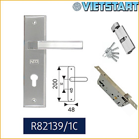 Khóa tay gạt NewNeo R82139 - khóa thông phòng, khóa phòng trọ, khóa cửa nhôm..