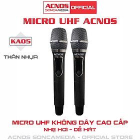 Mua Micro không dây UHF ACNOS KA05 cao cấp - Bảo hành 6 tháng (Micro rời - 1 cặp)  HÀNG CHÍNH HÃNG 