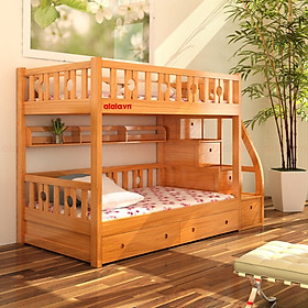 Giường Tầng Cao Cấp USA thương hiệu alala.vn (trên 1m2, dưới 1m2)