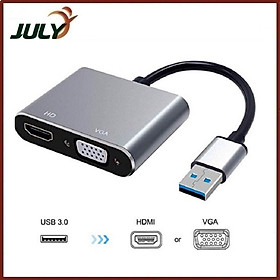 Mua Cáp chuyển USB 3.0 ra HDMI và VGA - JL