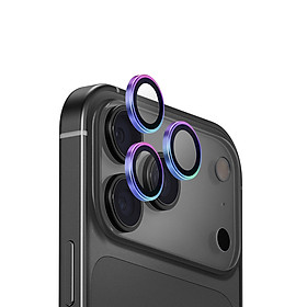 Kính Bảo Vệ Lens Camera Cho iPhone 17 Pro/ 17 Pro Max UNIQ OPTIX ALUGUARD Khung Hợp Kim Nhôm Kính Cường Lực 9H Hàng Chính Hãng