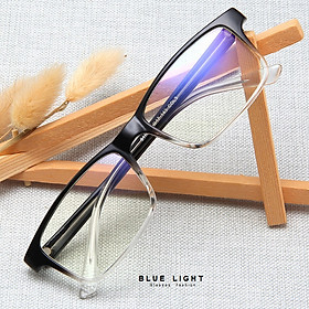 Kính Giả Cận, Gọng Kính Cận Nam Nữ Mắt Vuông Nhỏ Trong Suốt Lõi Thép Không Độ Hàn Quốc - BLUE LIGHT SHOP