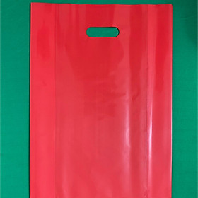 Túi nilon đựng đồ hd - màu đỏ (1kg)