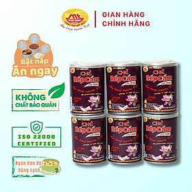 Chè Nếp Cẩm Minh Trung 240g Không Chất Bảo Quản - Combo 6 Lon Chè Nếp Cẩm 6