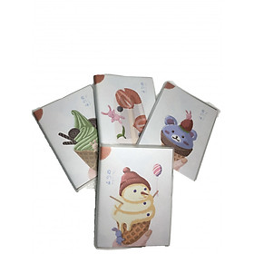 Combo 4 cuốn Sổ Tay Bìa Siêu Dễ Thương