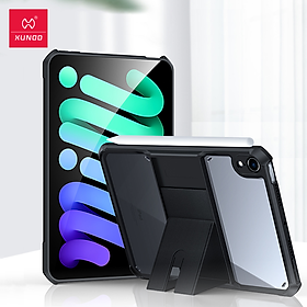 Ốp lưng chống sốc cho iPad Mini 6 , Mini 7 chính hãng XUNDD có giá đỡ 3 chế độ - Hàng chính hãng