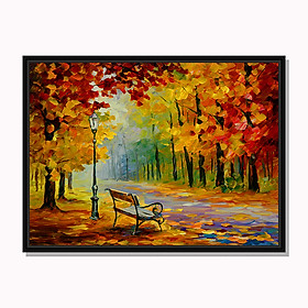 Tranh cao cấp Mùa thu trong công viên Model: AZ1-0262