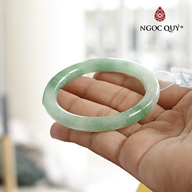 Vòng tay liền khối đá cẩm thạch (có giấy kiểm định) mệnh hỏa, mộc - Ngọc Quý Gemstones