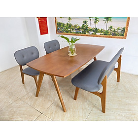 Mua Bộ bàn ăn Tulip 2 ghế 1 bench