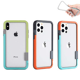 Ốp viền silicon Smilebox dẻo dầy bumper chống sốc dành cho iPhone các dòng - Hàng chính hãng