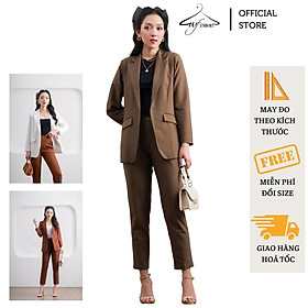 Áo khoác blazer, áo vest nữ kiểu Hàn Quốc tay lỡ, chất vải đẹp, nhiều màu Blz02 - Thời trang công sở WFstudios
