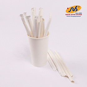 Mua Phi 12 - Túi 100 ống hút giấy làm từ sợi mía có bao gói