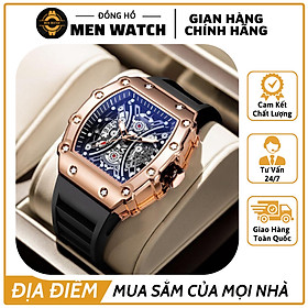 Đồng Hồ Nam thể thao thể hiện sự Nam tính,đầy khỏe khoắn cùng với chất liệu dây Silicon đậm chất Thể thao Chống nước Phá