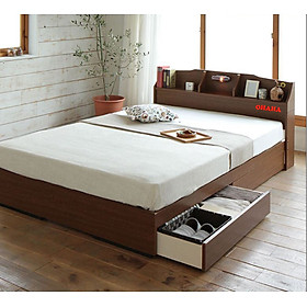 Mua Giường ngủ cao cấp HMR Lõi xanh chống ẩm OHAHA 003- Brown Bed