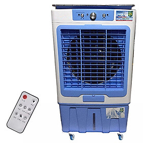 Quạt Điều Hòa Hơi Nước Loại 50L ,Có điều khiển, Công suất 150w, Mặt kính cường lực, Sản xuất theo công nghệ nhật bản - Model: HS40B -LLS