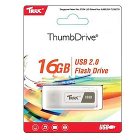 USB Trek 16GB ThumbDrive TDWHITE USB 2.0 Tốc Độ Cao - Hàng Chính Hãng
