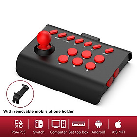 Gamepad Tay Game Arcade Y01 Không dây Bluetooth đa nền tảng cho máy tính - điện thoại - máy game hàng nhập khẩu - Đen