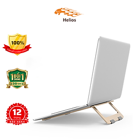Hình ảnh Giá Đỡ Dành Cho Laptop Macbook Để Bàn Chất Liệu Hợp Kim Nhôm Cao Cấp Hàng Nhập Khẩu Helios
