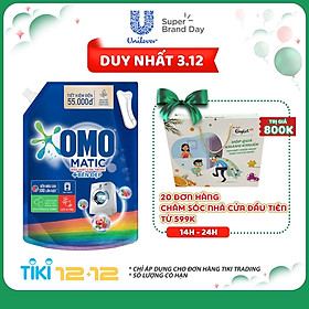 Túi Nước Giặt Omo Matic Bền Đẹp Cửa Trước 2.9Kg