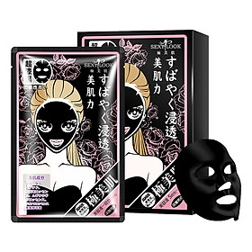 Hộp 5 Miếng Mặt Nạ Đen SEXYLOOK Bản Đài Trắng Sáng Tăng Độ Đàn Hồi Da (28ml)