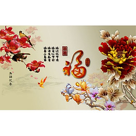 Tranh Treo Hoa Mẫu Đơn - MD053