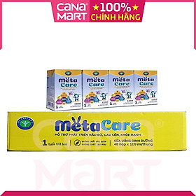Thùng sữa nước Nutricare Metacare OPTI hỗ trợ hệ tiêu hóa và miễn dich (110ml)