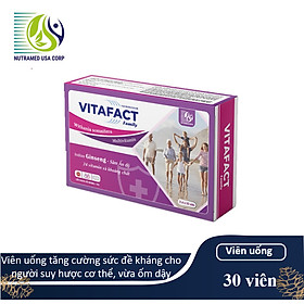 Viên bổ Vitafact Family- Gồm 24 vi lượng, sâm Ấn Độ