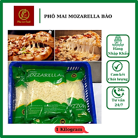 Phô mai Mozzarella bào túi 1kg