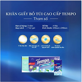 Khăn Giấy Bỏ Túi Regular 10 Cao Cấp Tempo - 4 Lớp Bền Dai - Thương Hiệu Đức