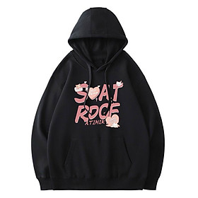 ÁO KHOÁC NỈ HOODIE NAM NỮ FORM RỘNG PHỐI CHỮ