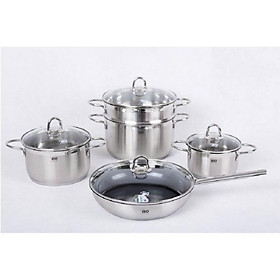 Bộ nồi chảo 4c + 1c giá hấp Elo Smaragd Plus 16/18/20/24cm